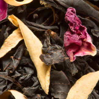 thé noir étoile du désert rose fleur d'oranger