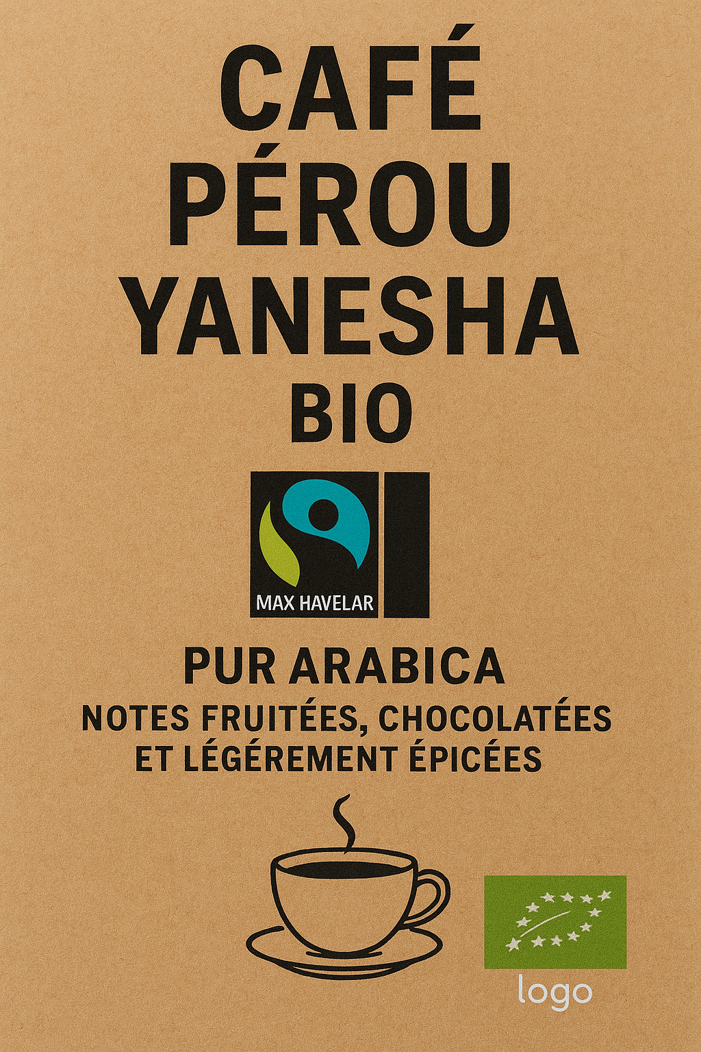 café Pérou Yanesha bio certifié Max Havelaar