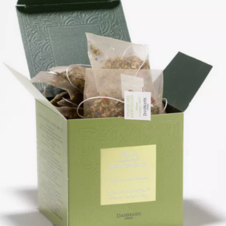 Tisane des Merveilles Boite 25 sachets Tisane | Rhubarbe, Framboise, Datte, Fleur d'oranger, Rose