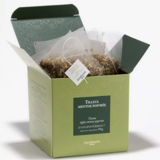 Tilleul-menthe poivrée, 25 sachets