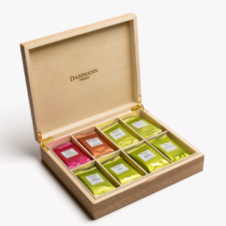 Coffret bois clair - 48 sachets infusions