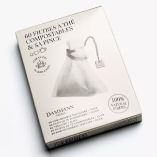 Boîte de 60 filtres pour mug avec une pince
